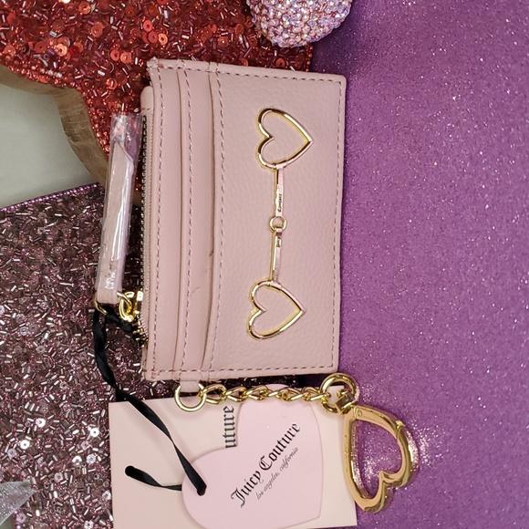 Juicy Couture πNWTπ Light Pink Heart to Heart Small Wallet! πππ - Picture 10 of 10